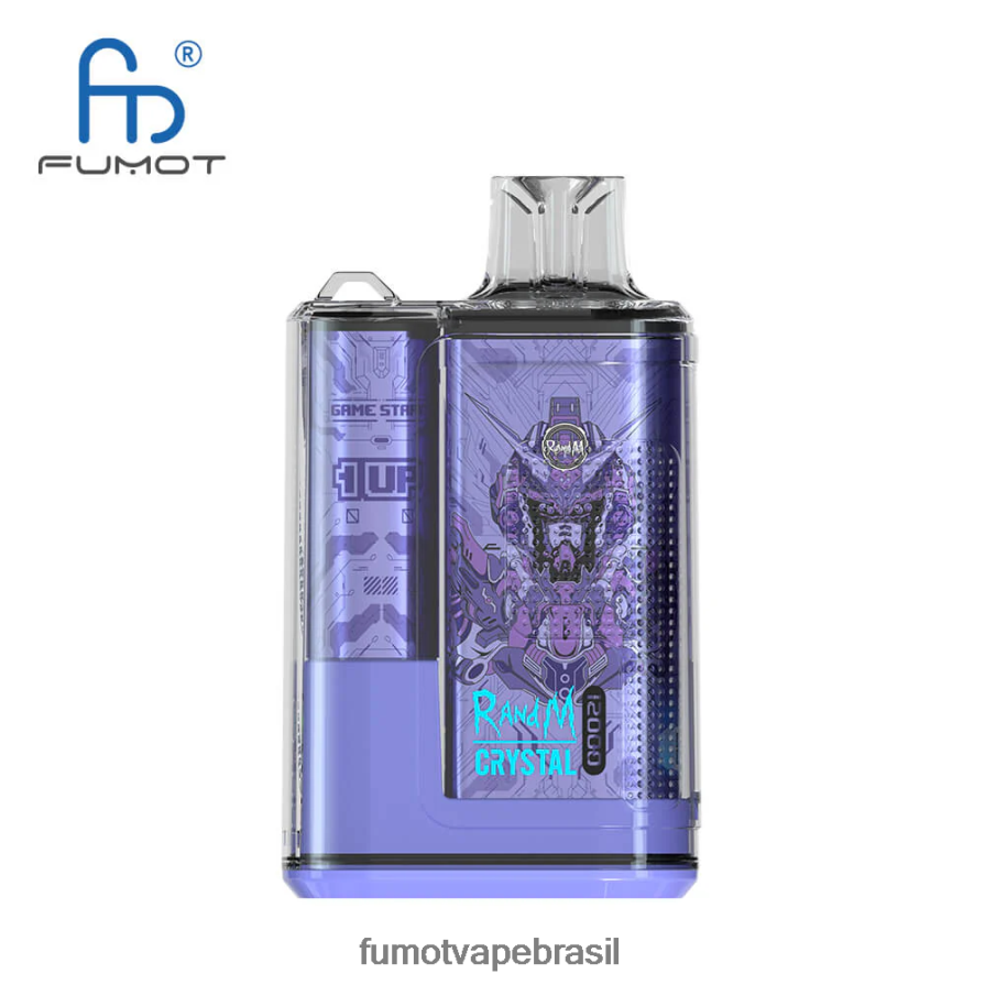 Fumot Flavors | gelo de uva R2X2R6268 1 peça - 12000 caixa vape descartável 20ml Fumot Crystal