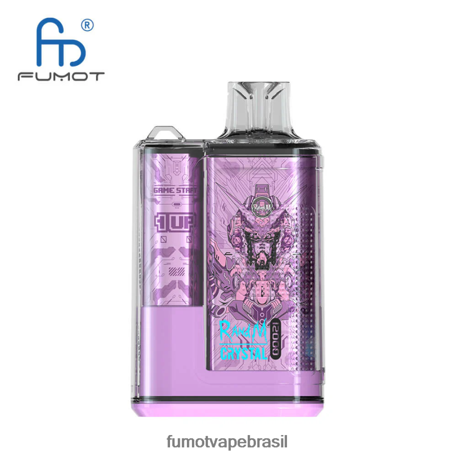 Fumot Flavors | gelo de uva R2X2R6268 1 peça - 12000 caixa vape descartável 20ml Fumot Crystal