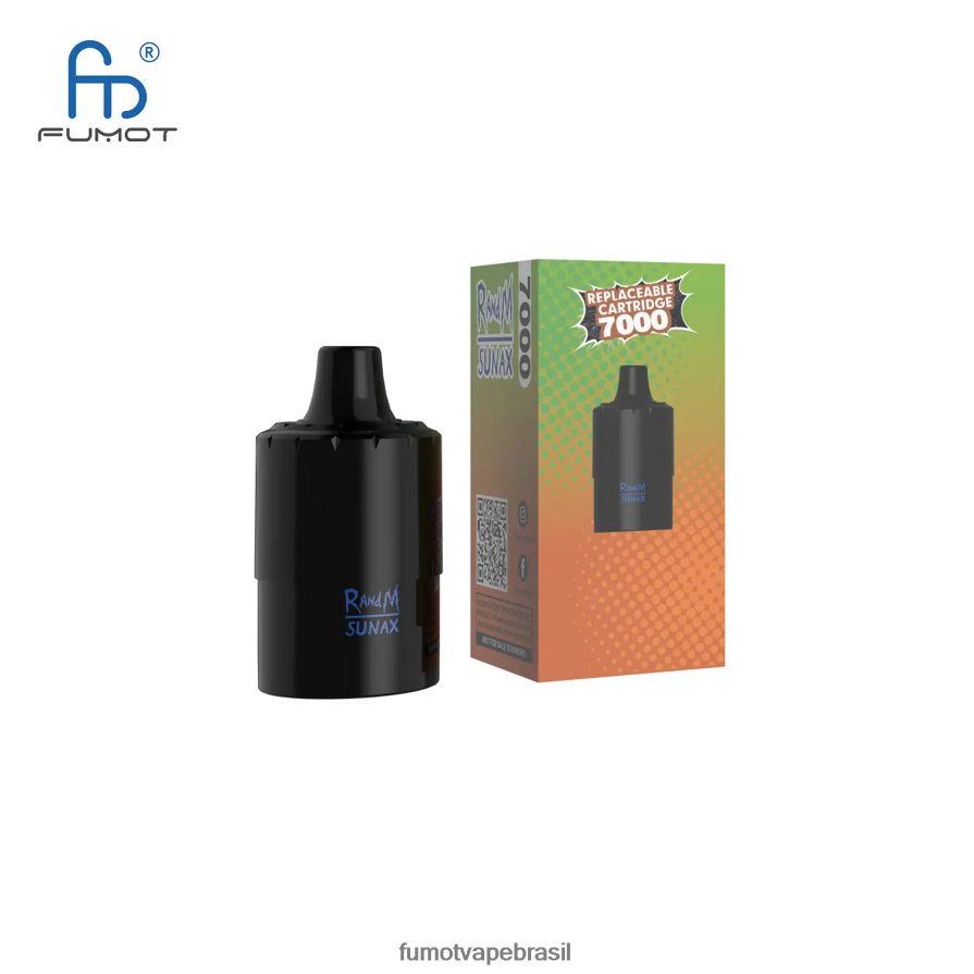 Fumot Disposable Vape | bagas misturadas R2X2R6490 7000 cartuchos de vapor substituíveis (1 peça) Fumot Sunax