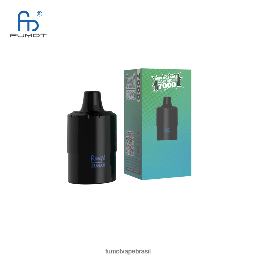 Fumot Disposable Vape | bagas misturadas R2X2R6490 7000 cartuchos de vapor substituíveis (1 peça) Fumot Sunax