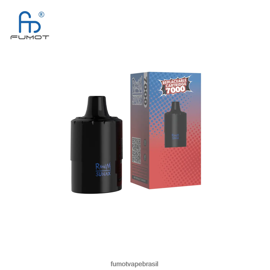 Fumot Disposable Vape | bagas misturadas R2X2R6490 7000 cartuchos de vapor substituíveis (1 peça) Fumot Sunax