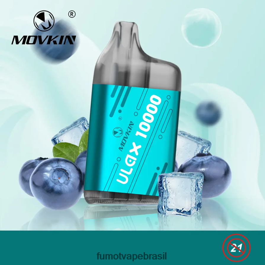 Fumot Flavors | gelo de uva R2X2R6308 10.000 cápsulas de vapor descartáveis ​​- 12ml (1 peça) Fumot Movkin Ulax