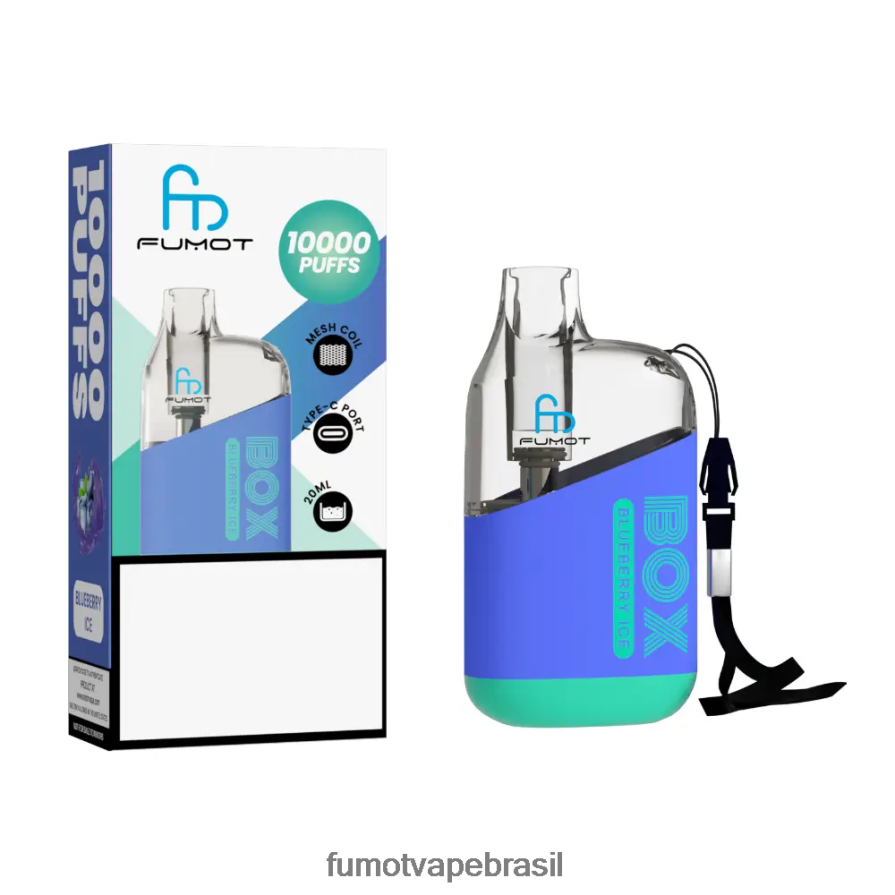 Fumot Store | gelo de cola R2X2R6356 Caixa descartável de 10.000 vape pods - 20ml (1 peça) Fumot Tornado