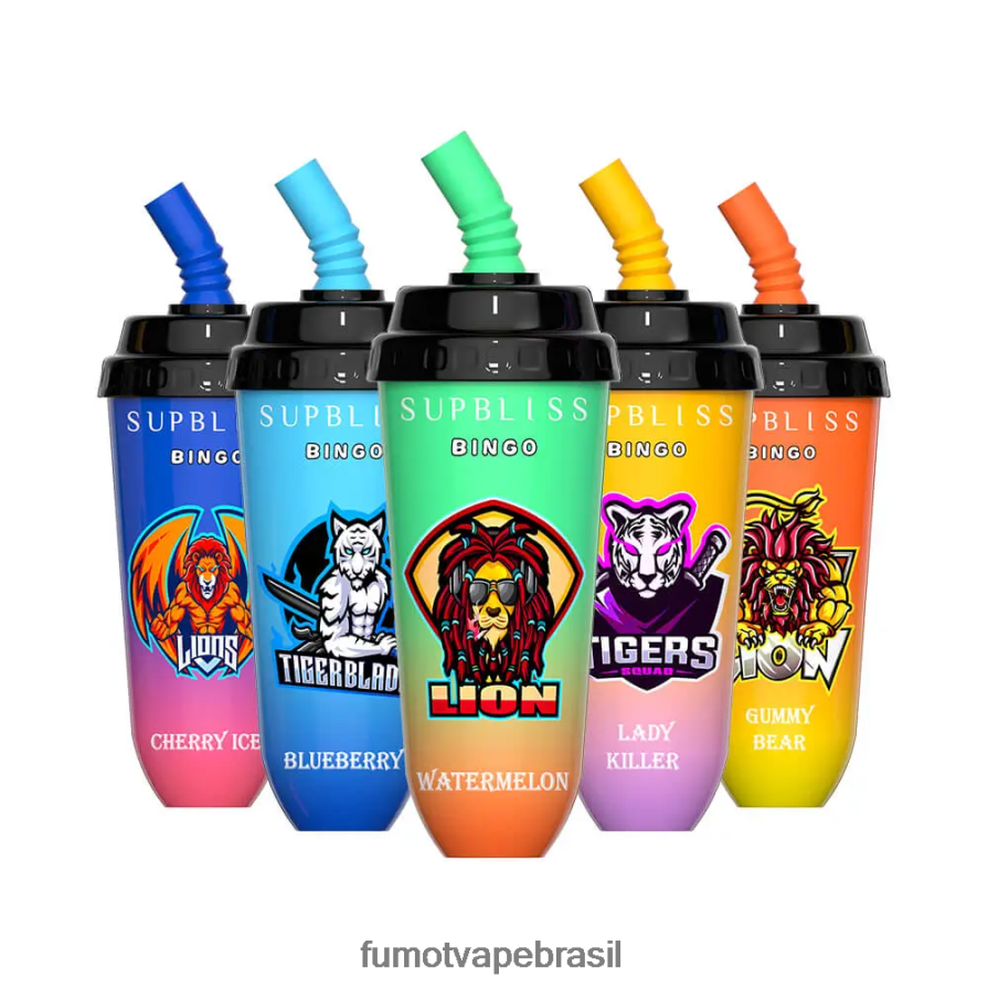 Fumot Vape | melancia R2X2R6412 Dispositivo vape pod descartável de 16ml 8000 (1 peça) Fumot Supbliss Bingo