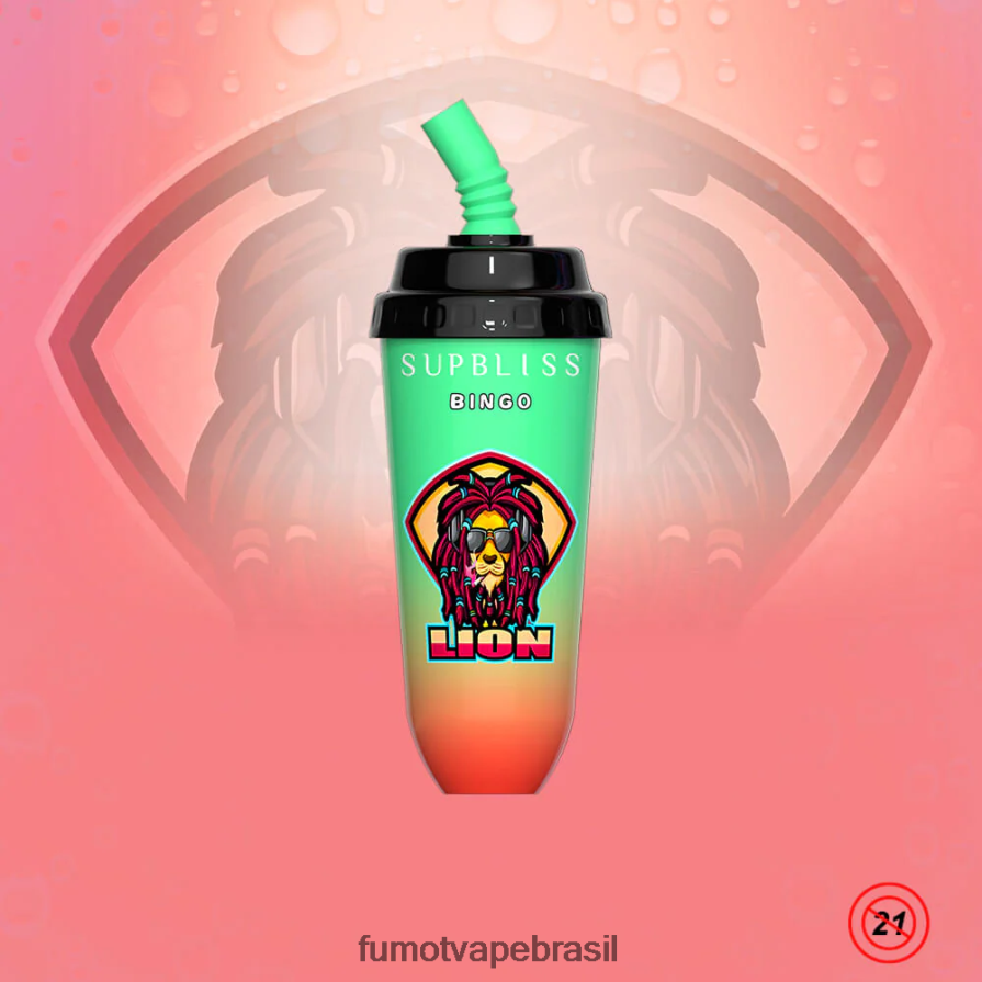 Fumot Vape | melancia R2X2R6412 Dispositivo vape pod descartável de 16ml 8000 (1 peça) Fumot Supbliss Bingo