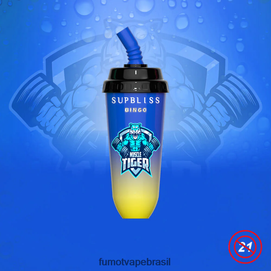 Fumot Vape | melancia R2X2R6412 Dispositivo vape pod descartável de 16ml 8000 (1 peça) Fumot Supbliss Bingo