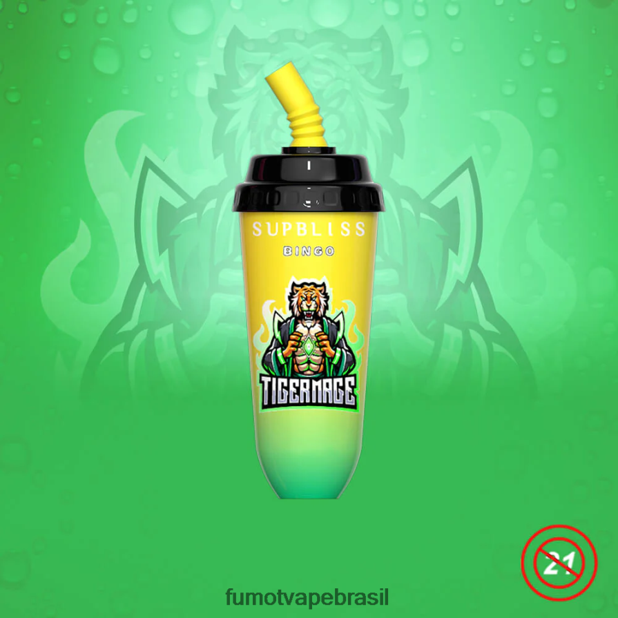 Fumot Vape | melancia R2X2R6412 Dispositivo vape pod descartável de 16ml 8000 (1 peça) Fumot Supbliss Bingo