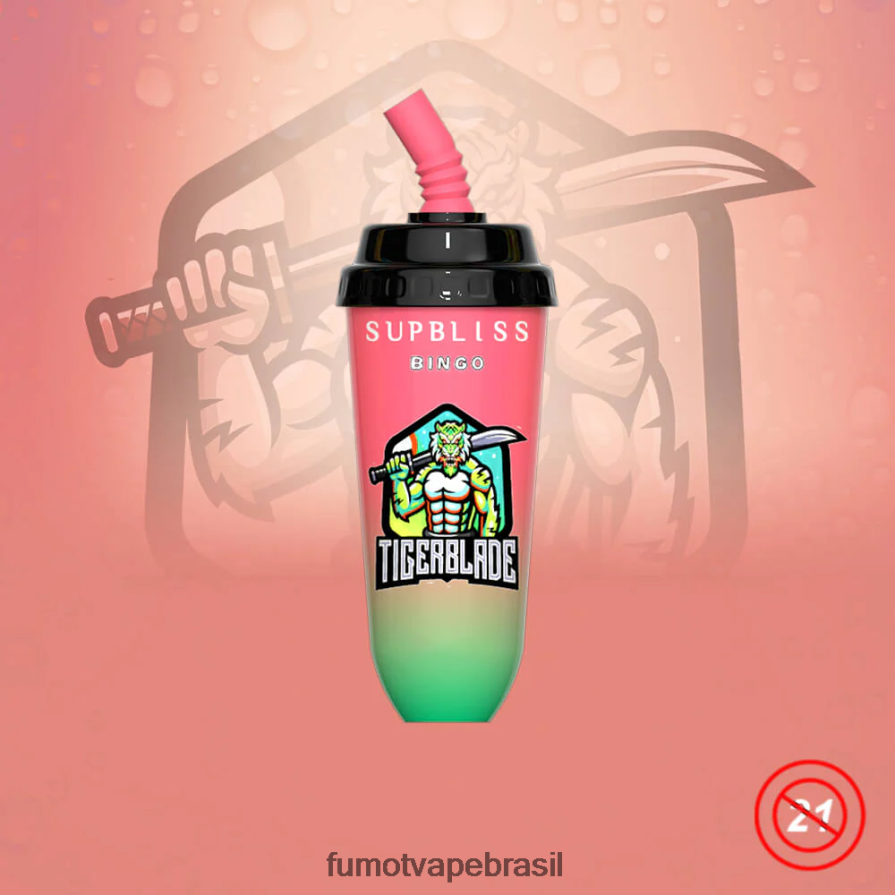 Fumot Vape | melancia R2X2R6412 Dispositivo vape pod descartável de 16ml 8000 (1 peça) Fumot Supbliss Bingo