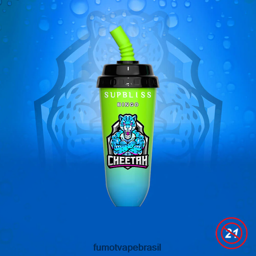 Fumot Vape | melancia R2X2R6412 Dispositivo vape pod descartável de 16ml 8000 (1 peça) Fumot Supbliss Bingo