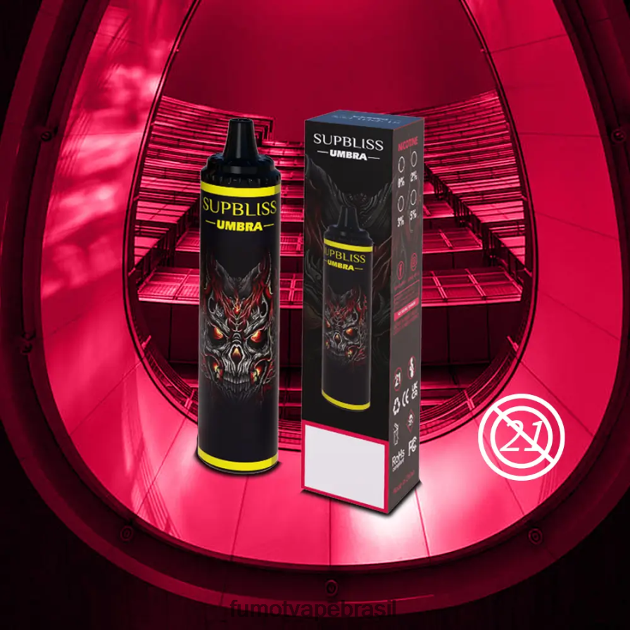 Fumot Store | menta refrescante R2X2R6476 Caneta vape descartável 10000 (1 peça) - 20ml Fumot Supbliss Umbra