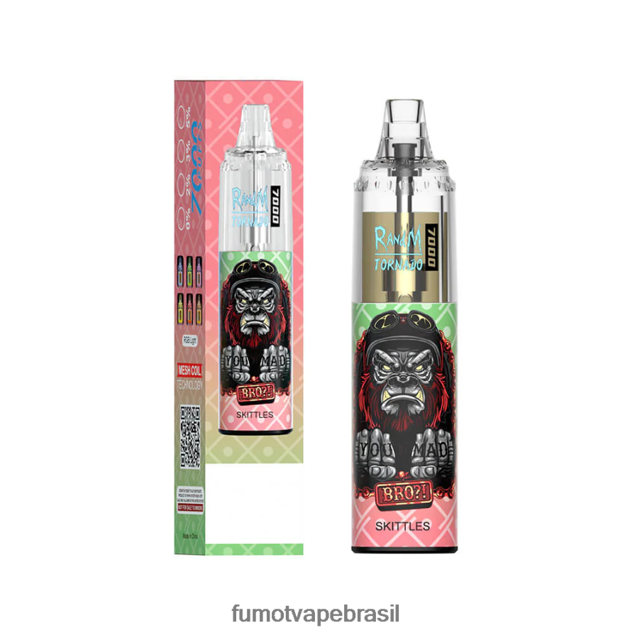 Fumot Disposable Vape | rosquinha de morango R2X2R6100 Caneta vape descartável 14ml (1 peça) 7000 Fumot Tornado
