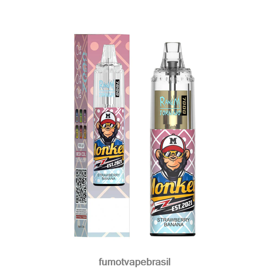 Fumot Disposable Vape | rosquinha de morango R2X2R6100 Caneta vape descartável 14ml (1 peça) 7000 Fumot Tornado