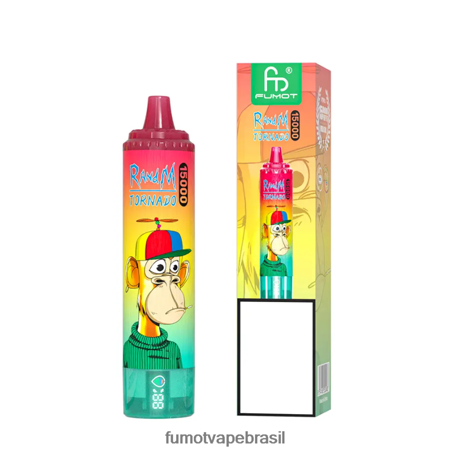 Fumot Vape Brasil | ursinho de goma R2X2R6171 15.000 vape descartável 25ml (1 peça) Fumot Tornado