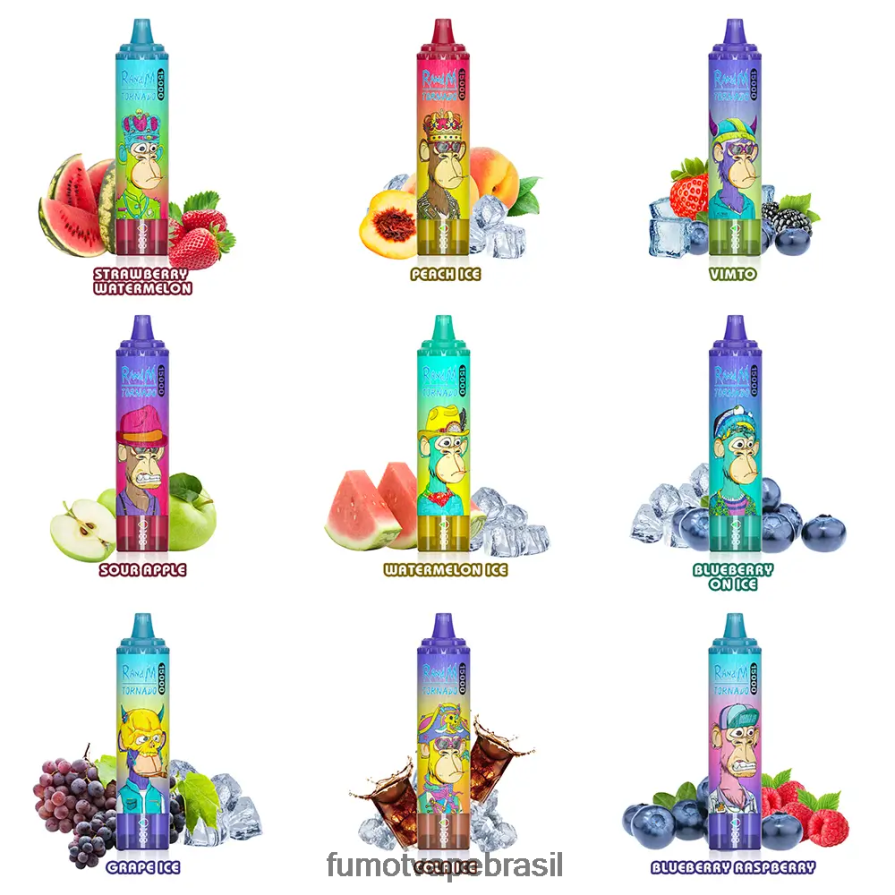 Fumot Vape Brasil | ursinho de goma R2X2R6171 15.000 vape descartável 25ml (1 peça) Fumot Tornado