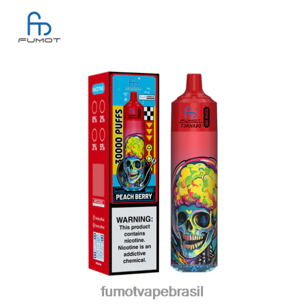 Fumot Vape Flavors - Fumot Tornado 30K músicabaga de pêssego V688N19