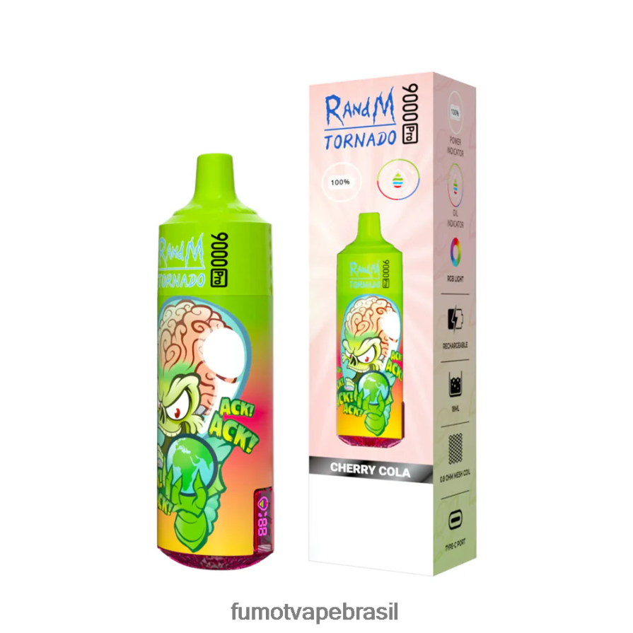 Fumot Vape Flavors | uva aloe R2X2R6199 Vaporizador descartável 9000 pro - 18ml (1 peça) Fumot Tornado