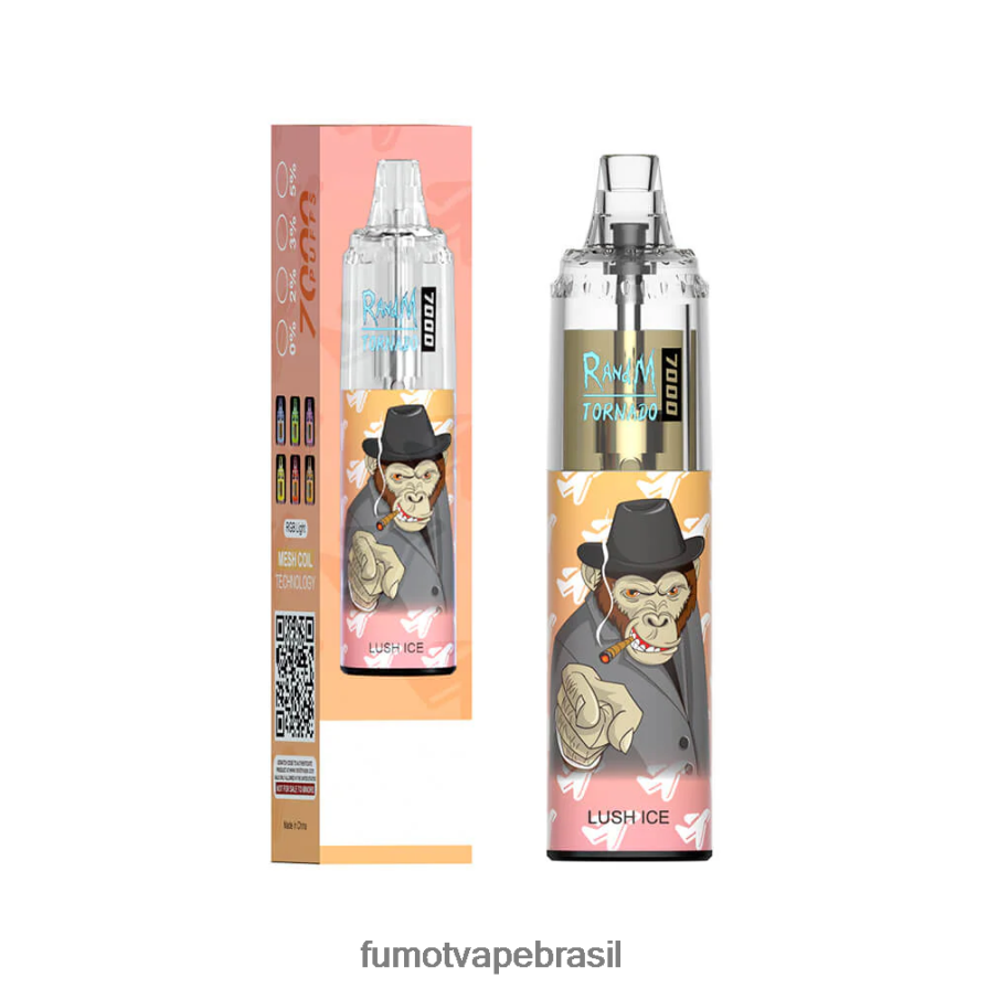 Fumot Vape Flavors | uva morango R2X2R699 Caneta vape descartável 14ml (1 peça) 7000 Fumot Tornado